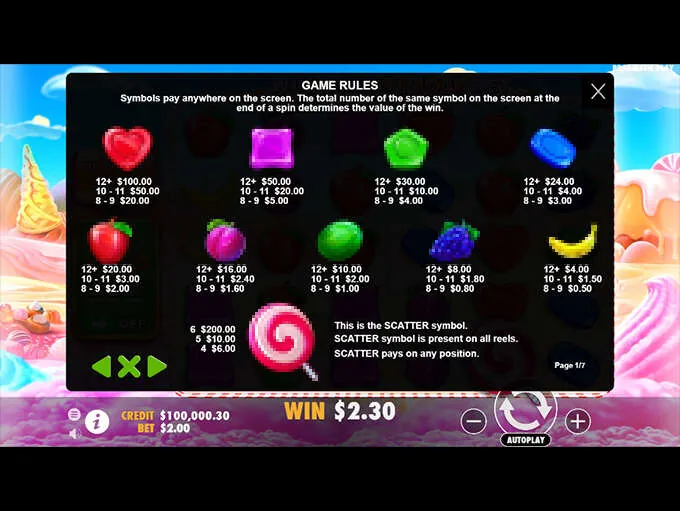 Sweet Bonanza screenshot 4